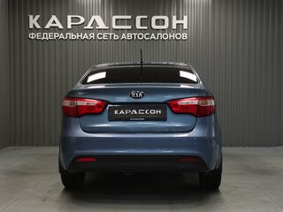 2014 Kia Rio 4-speed III, голубой, 780000 рублей, вид 4
