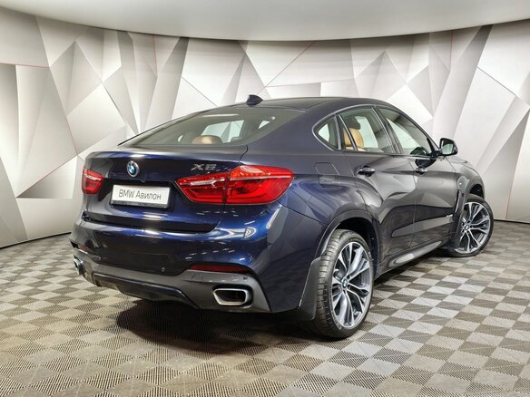 2018 BMW X6 40d II (F16), чёрный - вид 1