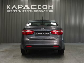 2012 Kia Rio 4-speed III, серый, 897000 рублей, вид 4