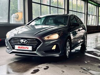 2018 Hyundai Sonata VII (LF) Рестайлинг, серый, 1750000 рублей, вид 2