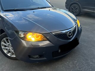 2008 Mazda 3 I (BK) Рестайлинг, серый, 420000 рублей, вид 3
