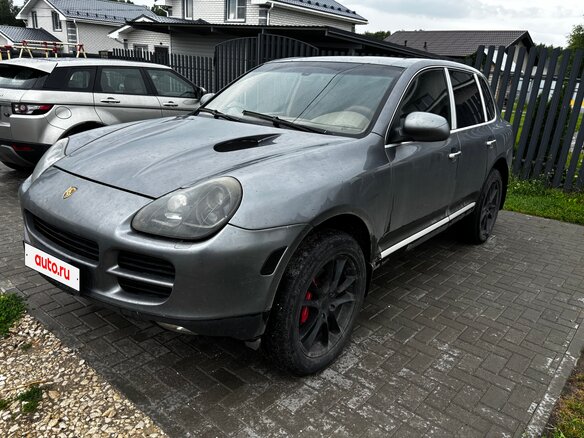 2004 Porsche Cayenne I (955), серый, 800000 рублей - вид 10