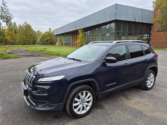2014 Jeep Cherokee V (KL), синий, 1850000 рублей - вид 3