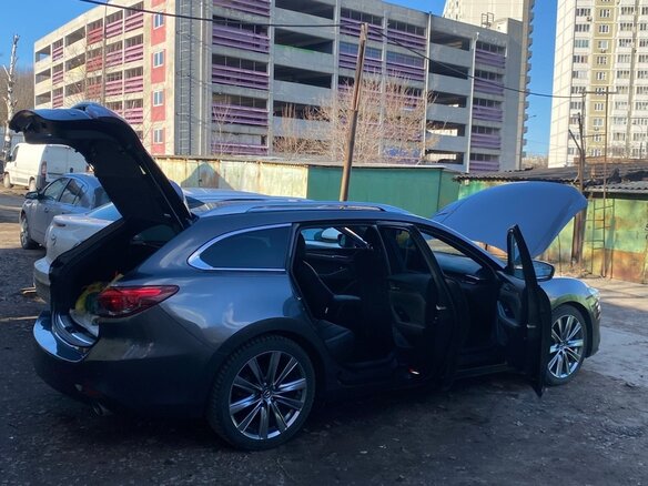 2019 Mazda 6 III (GJ) Рестайлинг 2, серый, 2750000 рублей - вид 6