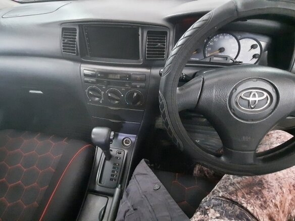 2003 Toyota Corolla Fielder IX (E120, E130), серебристый - вид 5