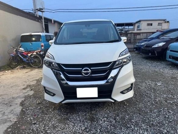 2021 Nissan Serena S-Hybrid V (C27) Рестайлинг, белый - вид 1
