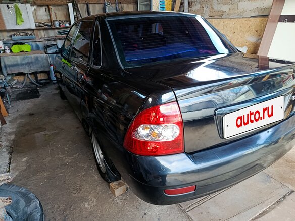 2007 Lada (ВАЗ) Priora I, чёрный, 350000 рублей - вид 7
