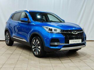 2021 Chery Tiggo 4 I Рестайлинг, синий, 1250000 рублей, вид 2