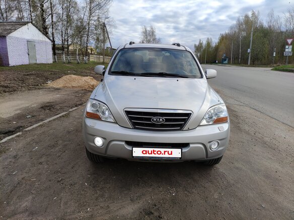 2008 Kia Sorento I Рестайлинг, серебристый, 970000 рублей