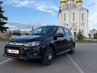 2015 Lada (ВАЗ) Kalina Sport II, чёрный, 450000 рублей, вид 3
