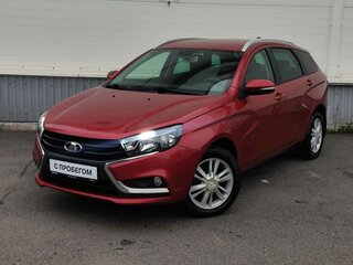 2017 Lada (ВАЗ) Vesta SW I, красный, 760000 рублей, вид 2