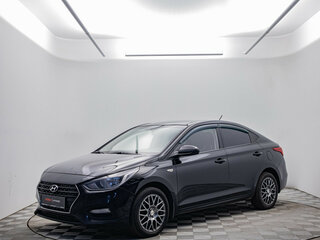 2017 Hyundai Solaris II, чёрный, 1020000 рублей, вид 1