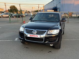 2007 Volkswagen Touareg I Рестайлинг, чёрный, 850000 рублей, вид 2
