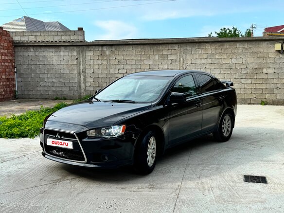 2012 Mitsubishi Lancer X Рестайлинг, чёрный, 750000 рублей