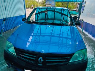 2007 Renault Logan I, синий, 185000 рублей, вид 2