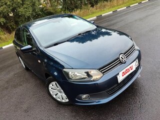 2015 Volkswagen Polo V, синий, 860000 рублей, вид 1