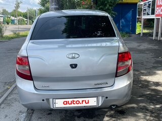 2013 Lada (ВАЗ) Granta I, серебристый, 470000 рублей, вид 4