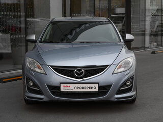 2010 Mazda 6 II (GH) Рестайлинг, серебристый, 949000 рублей, вид 2