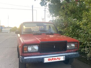 1987 Lada (ВАЗ) 2107, красный, 105000 рублей, вид 1
