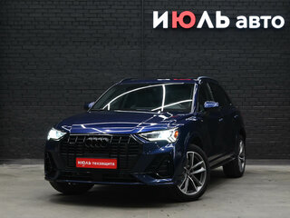 2021 Audi Q3 45 TFSI II (F3), синий, 3850000 рублей, вид 1