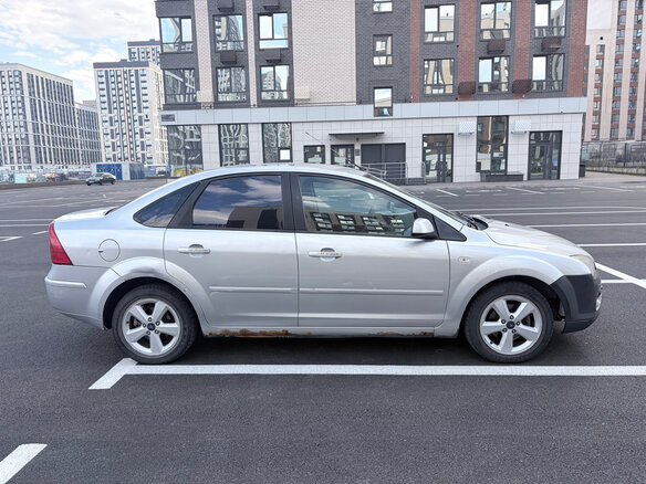 2006 Ford Focus II, серебристый - вид 2