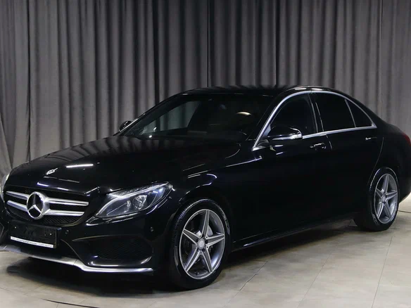 2015 Mercedes-Benz C-Класс 180 IV (W205), чёрный, 1649000 рублей