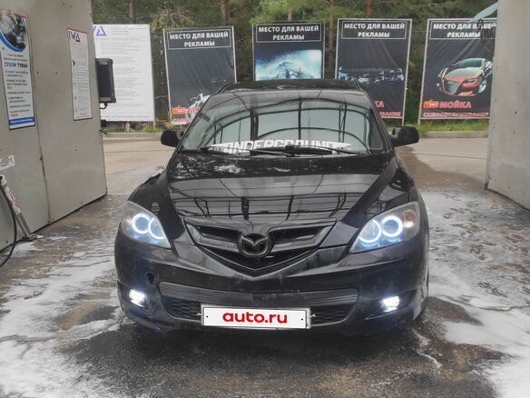 2007 Mazda 3 I (BK) Рестайлинг, чёрный, 530000 рублей