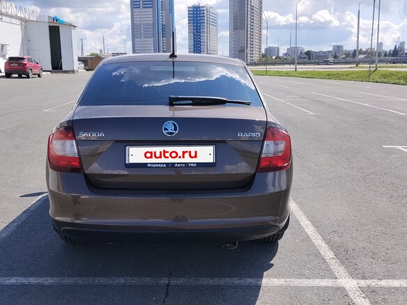2019 Skoda Rapid I Рестайлинг, коричневый, 870000 рублей - вид 20