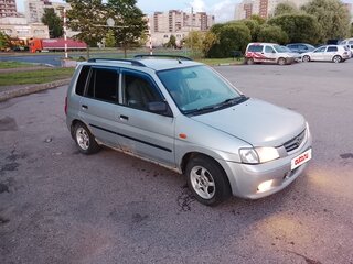2001 Mazda Demio I (DW), серебристый, 159000 рублей, вид 4