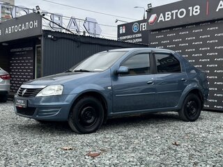 2010 Renault Logan I Рестайлинг, синий, 549000 рублей, вид 3