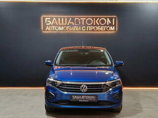 2021 Volkswagen Polo VI, синий, 1549000 рублей, вид 2