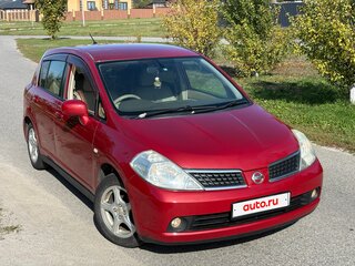 2005 Nissan Tiida I, красный, 599000 рублей, вид 5