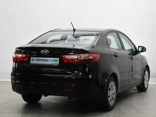 2014 Kia Rio 4-speed III, чёрный, 895000 рублей, вид 4