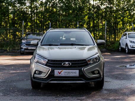 2019 Lada (ВАЗ) Vesta SW Cross I, бежевый, 920000 рублей, вид 3