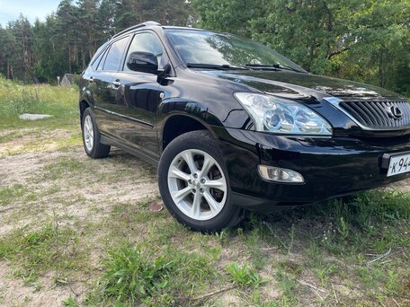 2008 Lexus RX 350 II Рестайлинг, чёрный, 1189000 рублей, вид 1