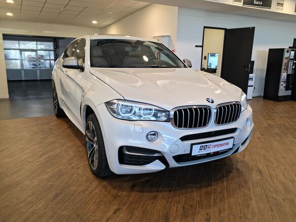 2016 BMW X6 M50d II (F16), белый - вид 4