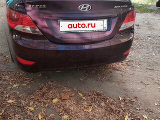 2012 Hyundai Solaris I, фиолетовый, 800000 рублей, вид 2