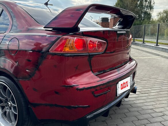 2008 Mitsubishi Lancer X, красный, 880000 рублей - вид 7