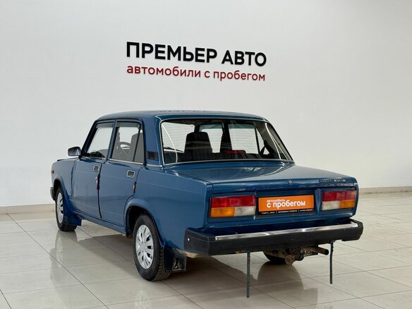 2007 Lada (ВАЗ) 2107, синий, 195000 рублей - вид 5