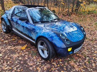 2003 Smart Roadster, синий, 1000000 рублей, вид 2