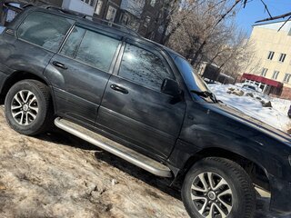 2003 Toyota Land Cruiser 100 Series Рестайлинг 1, чёрный, 1700000 рублей, вид 2