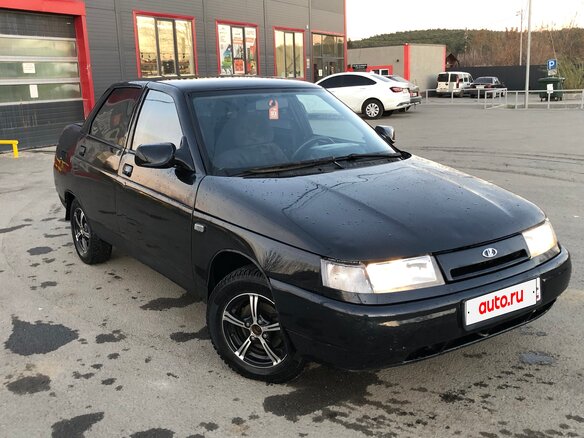 2006 Lada (ВАЗ) 2110, чёрный, 115000 рублей