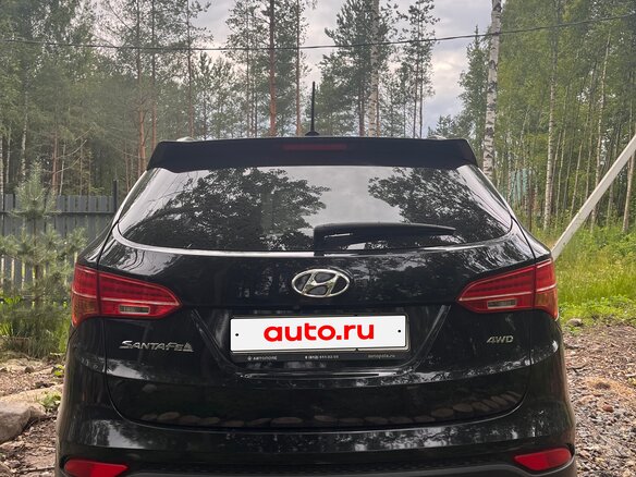 2012 Hyundai Santa Fe III, чёрный, 1650000 рублей - вид 4