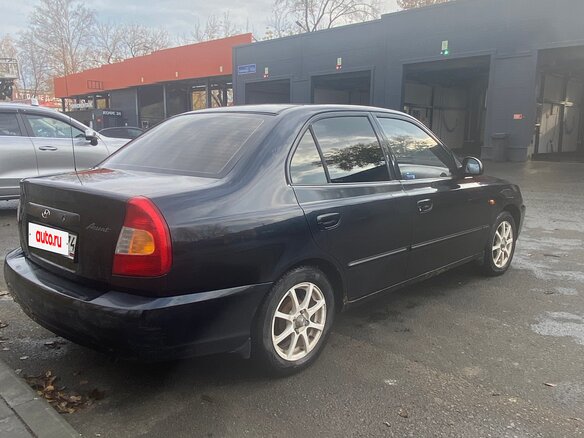 2007 Hyundai Accent ТагАЗ II, чёрный, 330000 рублей - вид 8