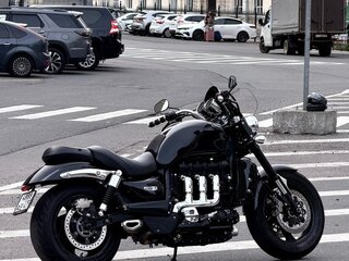 2011 Triumph Rocket III, чёрный, 800000 рублей, вид 3