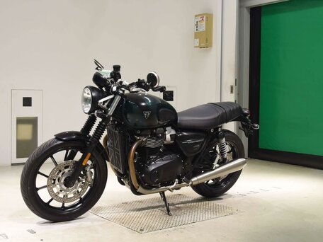 2023 Triumph Speed Twin, зелёный, 757000 рублей, вид 4