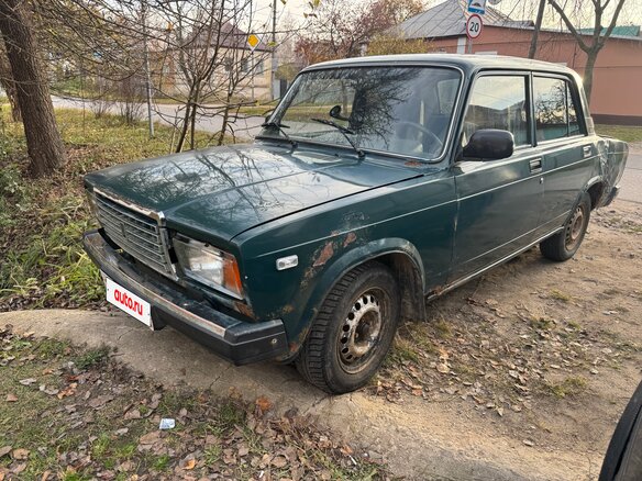 2007 Lada (ВАЗ) 2107, зелёный, 69999 рублей - вид 1