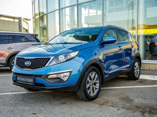 2014 Kia Sportage III Рестайлинг, синий, 1258000 рублей, вид 3