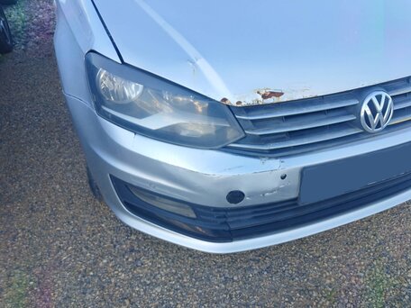 2017 Volkswagen Polo V Рестайлинг, серебристый, 826000 рублей, вид 3