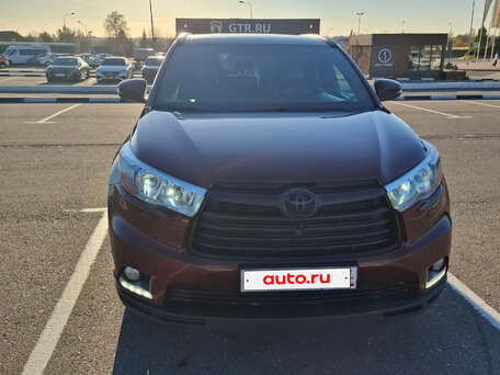 2014 Toyota Highlander III (XU50), красный, 2500000 рублей, вид 1